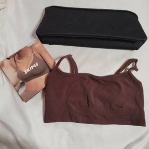 Skims Scoop Neck Bralette Cocoa Size Large/Xlarge